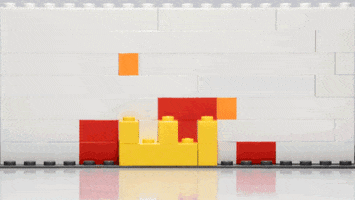 Fire Lego GIF by Yule Log 2.015