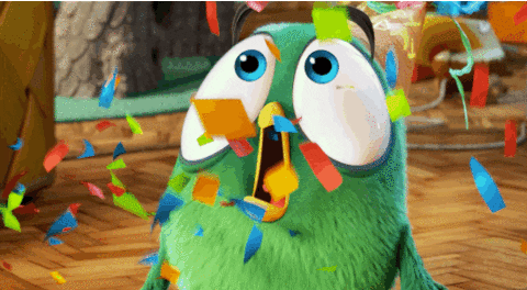 party birthday GIF by Angry Birds