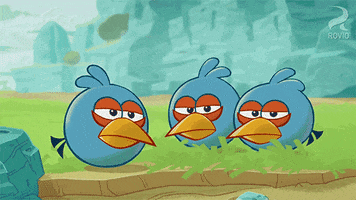sighing sigh GIF by Angry Birds