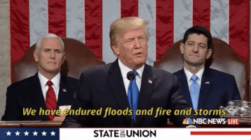 donald trump GIF by State of the Union address 2018