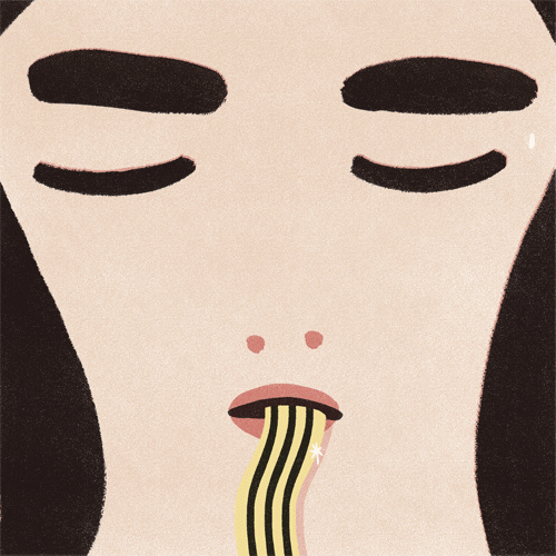 hungry illustration GIF by Jeannie Phan
