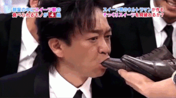 manuelpina chocolate shoe japanese game show chocolate shoe GIF