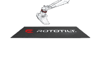 Excavator Tiltrotator Sticker by Rototilt