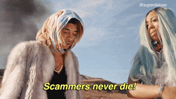 Scamming Joanne The Scammer GIF by Super Deluxe