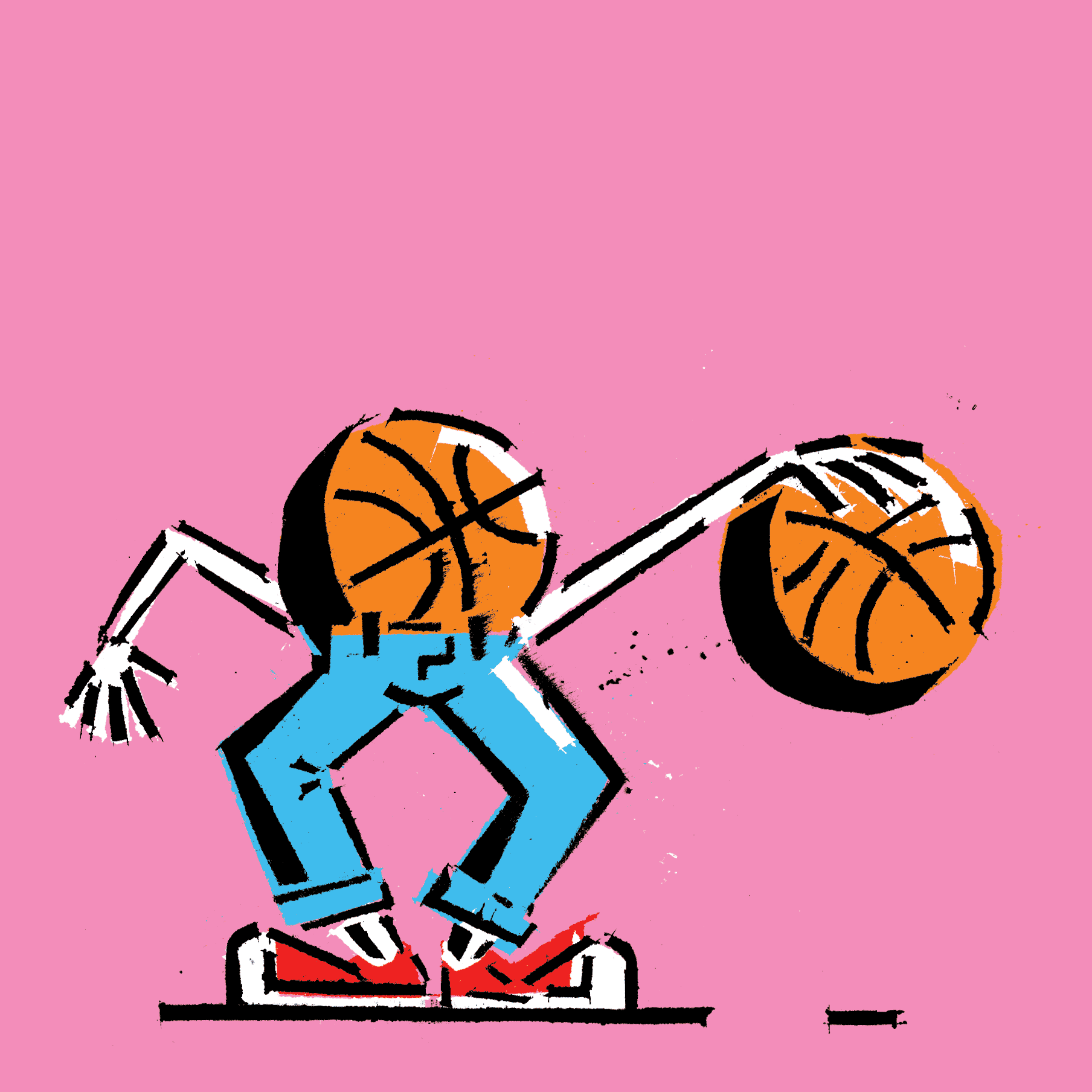Basketball Player Cartoon Gif