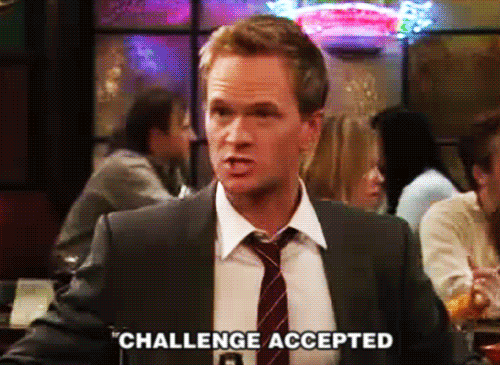 Challenge accepted de Barney