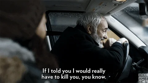 if i told you i'd have to kill you killing eve GIF by BBC America