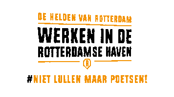 Werken in de Rotterdamse Haven Sticker