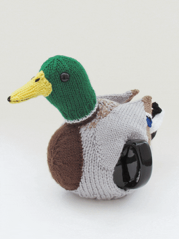TeaCosyFolk duck knitting teacosyfolk tea cosy GIF