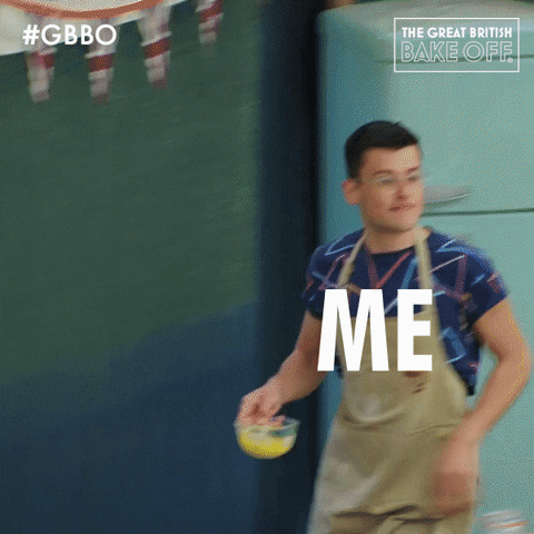 Running Away Bake Off GIF by The Great British Bake Off