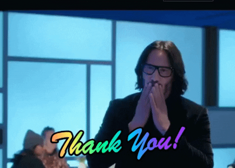 Thank U Reaction GIF by MOODMAN - Find & Share on GIPHY