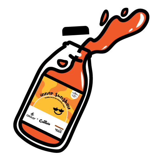 Happy Fun Sticker by Mia Glansie