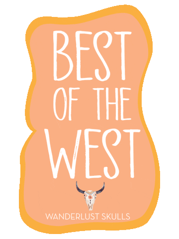 Wanderlust Skulls Sticker