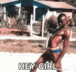 skating hey girl GIF