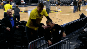 Hopping Denver Nuggets GIF by NBA