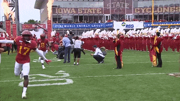 Excited Football GIF by CyclonesTV