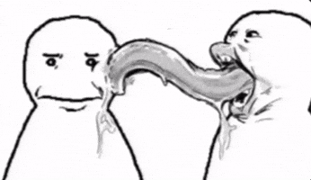 Awkfacelick GIF