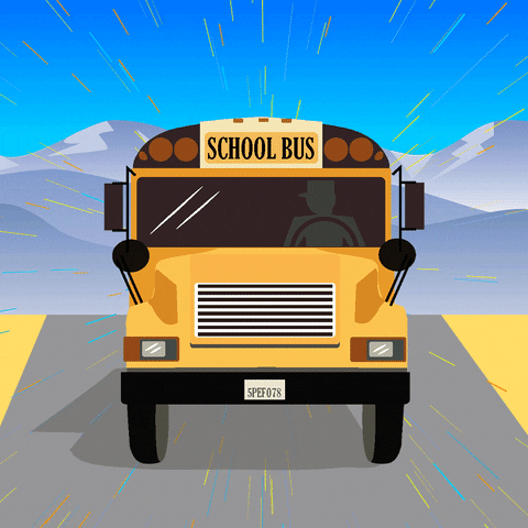 Driving School Bus GIF