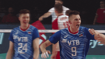 Happy Here I Go GIF by Volleyball World