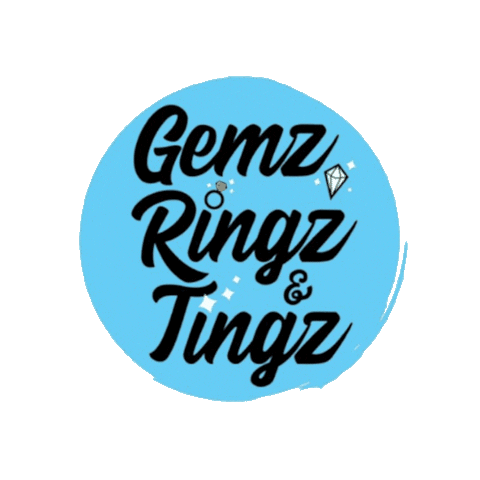 Gemz Ringz & Tingz Sticker