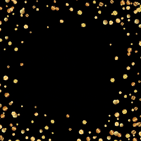 CFBCosmetics wow sparkle gold rain GIF