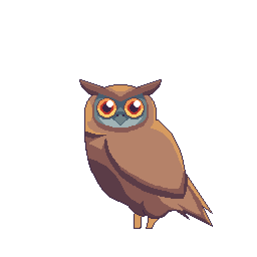 Pixel Bird Sticker by Joysteak Studios