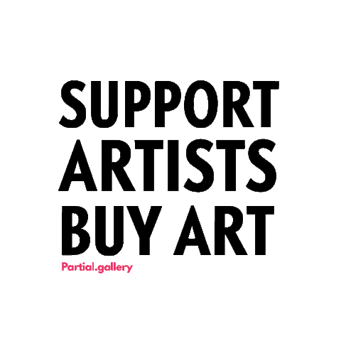 Buyart Supportartists Sticker by Partial Gallery