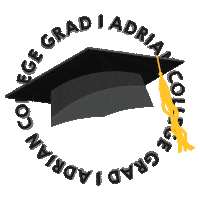 Cap Grad Sticker by Adrian College