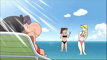 Shinchan anime summer japan ocean GIF
