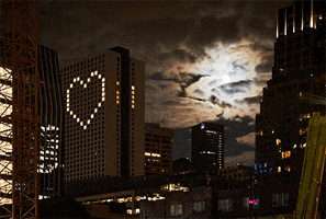 Heart Moon GIF by wade.photo