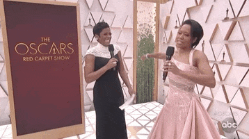 Leaning Regina King GIF by The Academy Awards