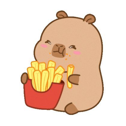 Happy Fast Food Sticker