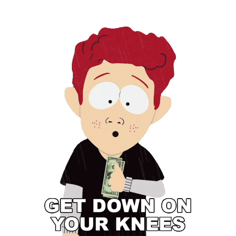 Bow Down Sticker by South Park