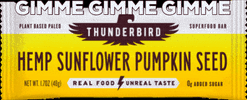 ThunderbirdRealFoodBar hemp thunderbird thunderbirdbar hemp sunflower GIF