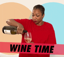 Pouring White Wine GIF