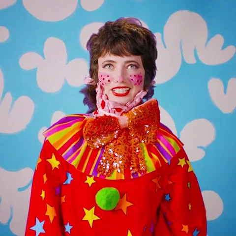 Clown Reaction GIF by Sarah Squirm