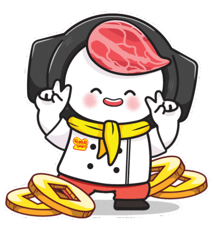 Happy Celebration Sticker by Pepper Lunch