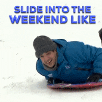 Sliding Into The Weekend Like GIFs - Find & Share on GIPHY