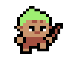 Rock Pixel Art Sticker