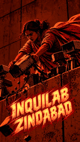 Halla Bol Protest GIF