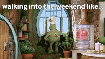 Friday Weekend GIF by The Tiny Chef Show