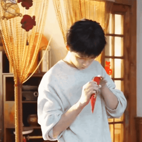 Silly Face Red Envelope GIF