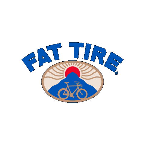 Fat Tire Sticker by New Belgium Brewing