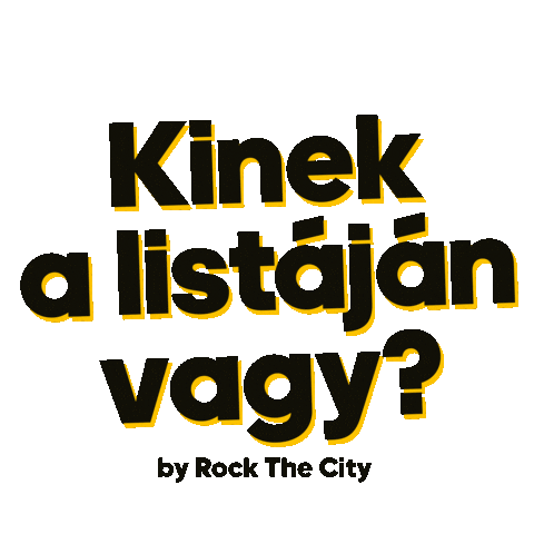 Lista Rtc Sticker by Rock The City