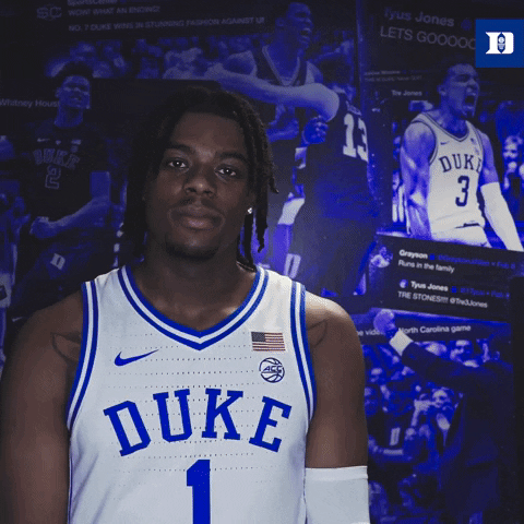 Shocked Sport GIF by Duke Men's Basketball