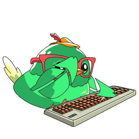 Working Lets Go Sticker by Robbie