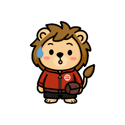 Shock Lion Sticker by KenShop SG