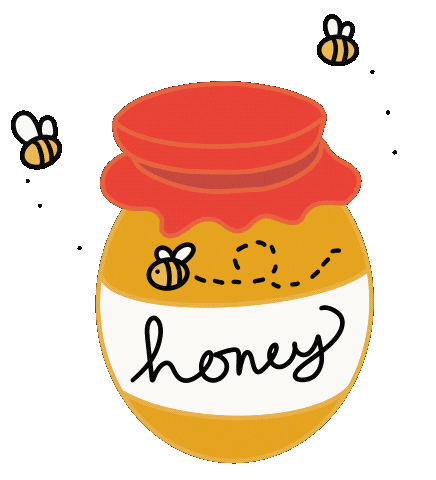 Busy Bee Vegan Sticker by Regina Awang