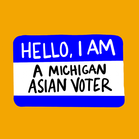 Hello, I am a MI asian voter
