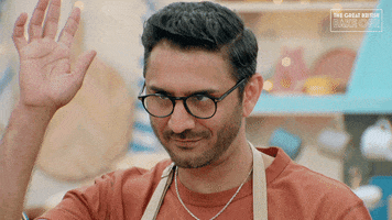 Hands Up Smile GIF by The Great British Bake Off
